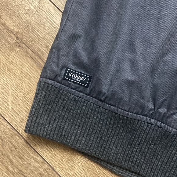 STUSSY CANVAS HOODED JACKET - Picture 6 of 8